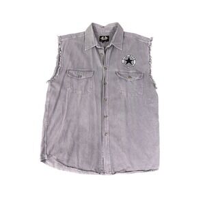 Biker Design USA Gray‎ Sleeveless Daytona Bike Week 2005 Embroidered Vest XL